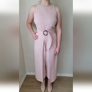Joie Pink Mairead Dressy Sleeveless Jumpsuit Sz 10 Nwt!